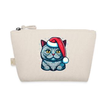 Pretty Winter kitten design for all kitten fans - Organic Pouch - nature - Front