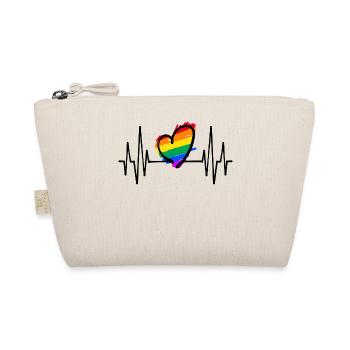Cœur Amour Arc-en-ciel Sexualité Relation - Trousse biologique - nature - Devant