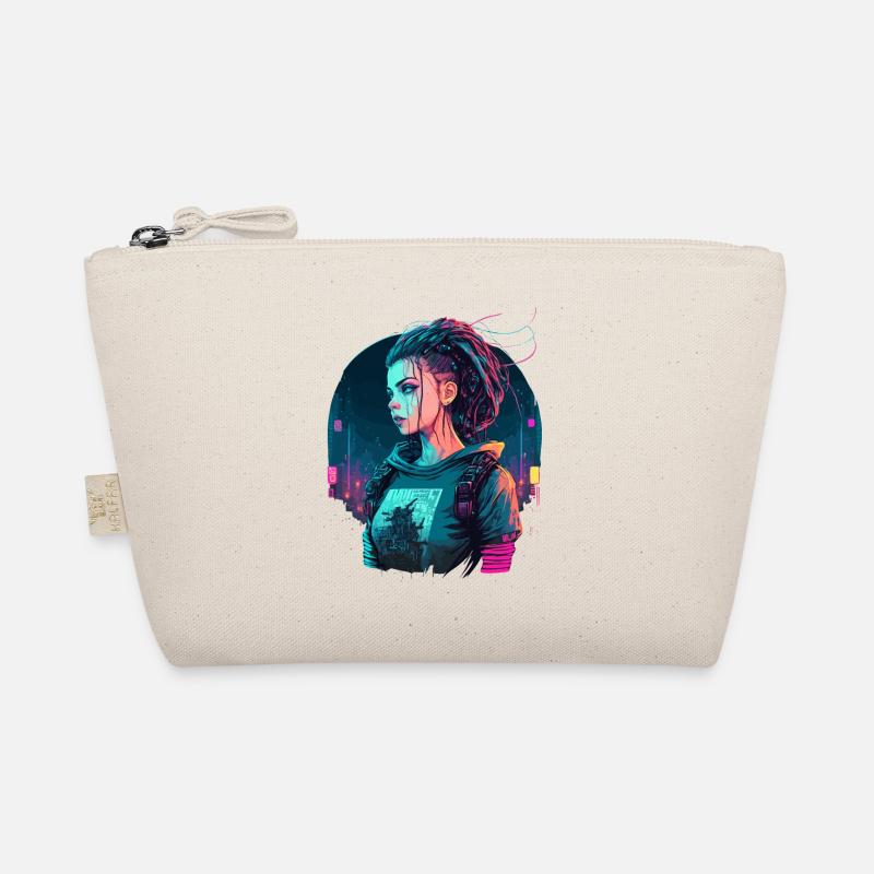 Cool Futuristic lady for epic figure. Organic Pouch
