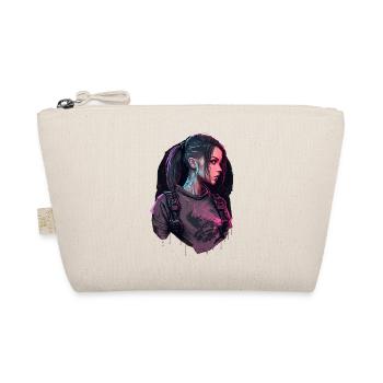 Amazing Painting Of A Fearless Lady - Organic Pouch - nature - Front