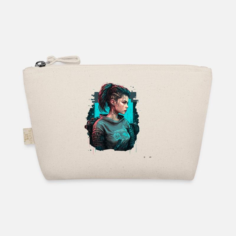 Atemberaubende digitale Illustration eines schönen Bio-Täschchen