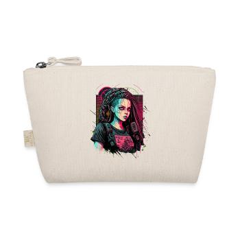 Beautiful Punk Girl the perfect present for - Organic Pouch - nature - Front