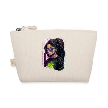 Fearsome Punk Lady the simple birthday gift for - Organic Pouch - nature - Front