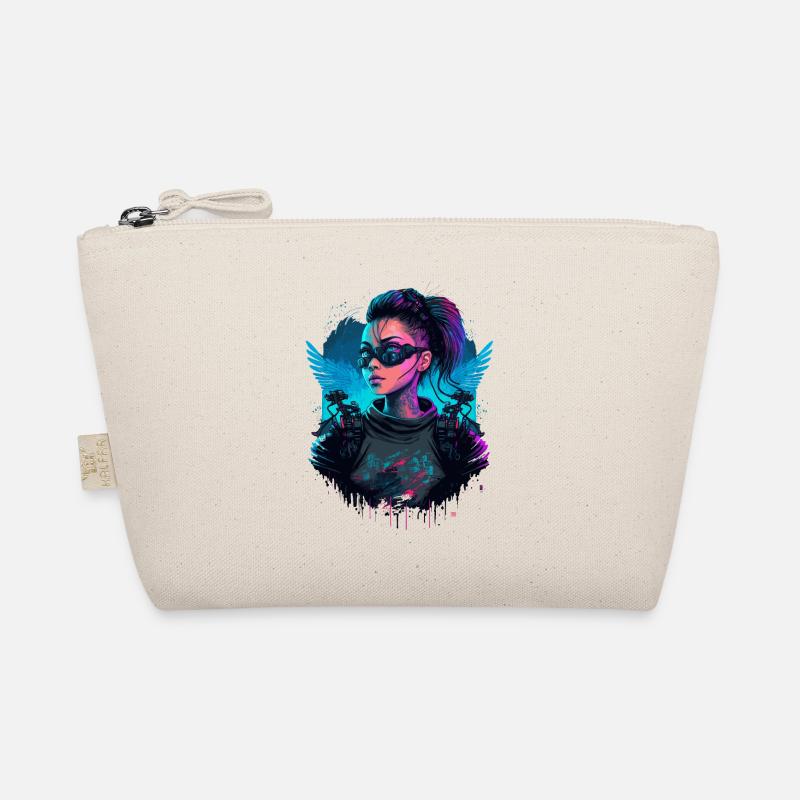 Belle science-fiction Dame le simple présent Trousse biologique