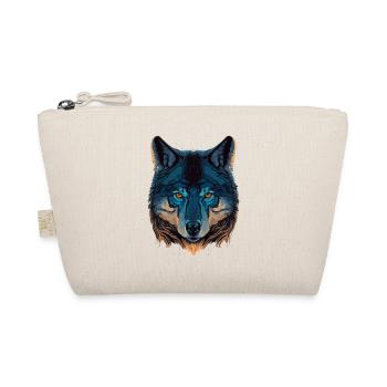 Wolf Head Illustration as the Fabulous Present - Organic Pouch - nature - Front