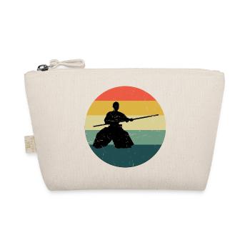 Aikido Martial Arts Men's Martial Arts Aikidoka - Organic Pouch - nature - Front