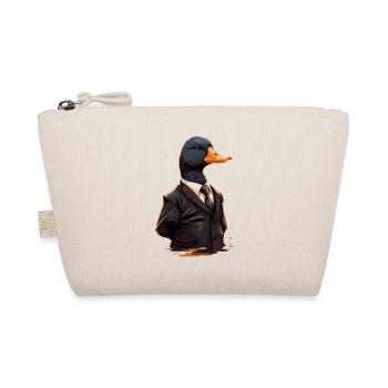 Cool Duck wearing Clothes - Organic Pouch - nature - Front