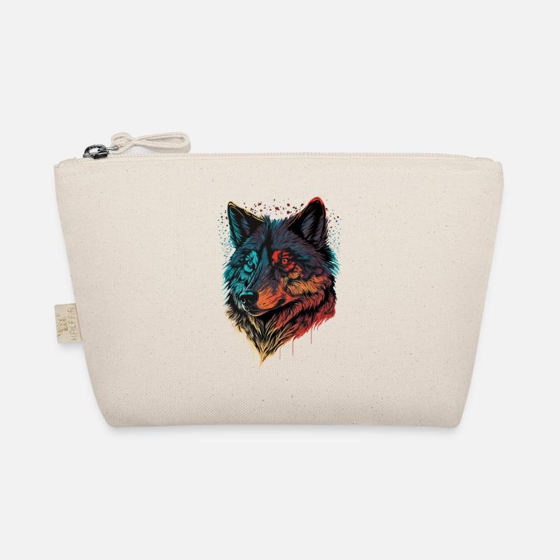 A Wolf Artwork for every Forest Enthusiasts Organic Pouch