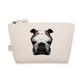 Hundeshirts mann, cooles Hundemotiv - Bio-Täschchen - Natur - Vorne