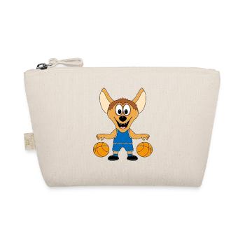 HYÄNE - BASKETBALL - SPORT - TIER - TIERISCH - Bio-Täschchen - Natur - Vorne