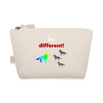 tolle Hundesprüche, Be Different - Bio-Täschchen - Natur - Vorne