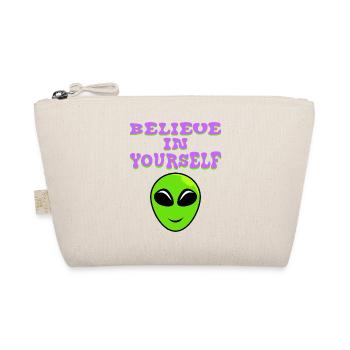 Believe In Yourself Motivational T-shirt Design - Bio-Täschchen - Natur - Vorne