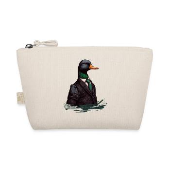 Duck in feather Suit - Organic Pouch - nature - Front