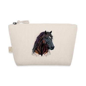 Horse Rider Design - Organic Pouch - nature - Front