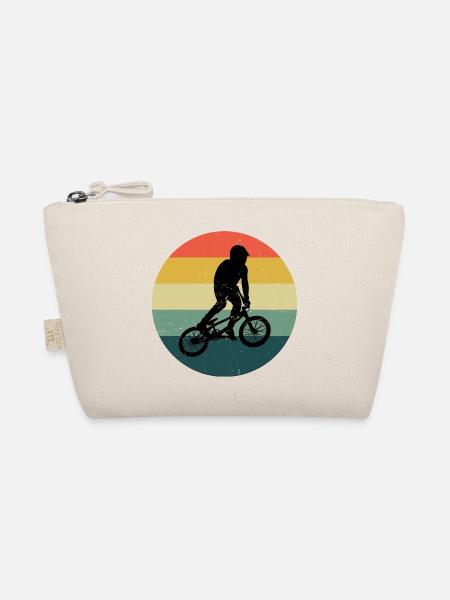 Bike Men bmx bike Cycling Women bmx boys - Organic Pouch - nature