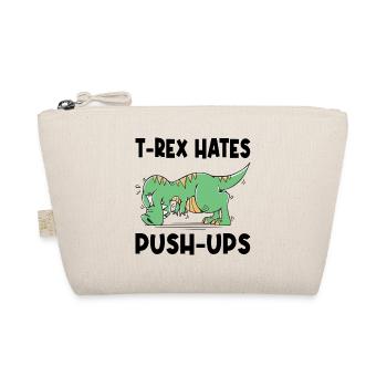 T-Rex déteste les pompes Push-ups Humour drôle - Trousse biologique - nature - Devant