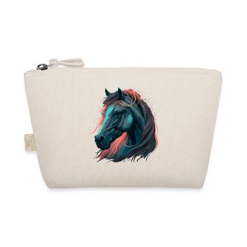 Breathtaking Horse Design - Organic Pouch - nature - Front