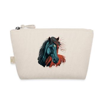 Horse Illustration - Organic Pouch - nature - Front