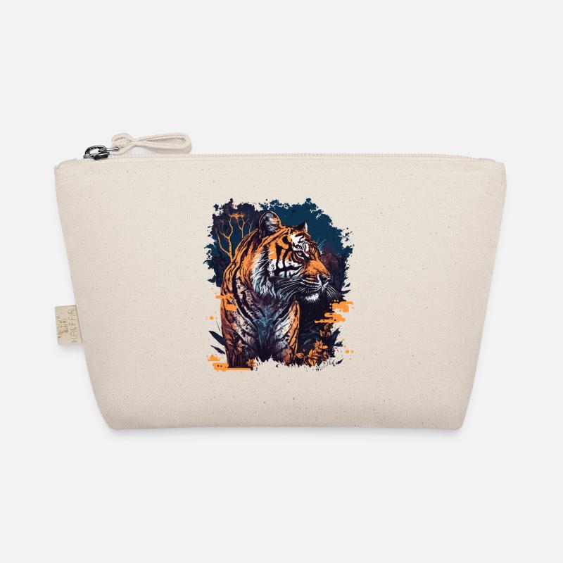 Tiger - Bio-Täschchen - Natur