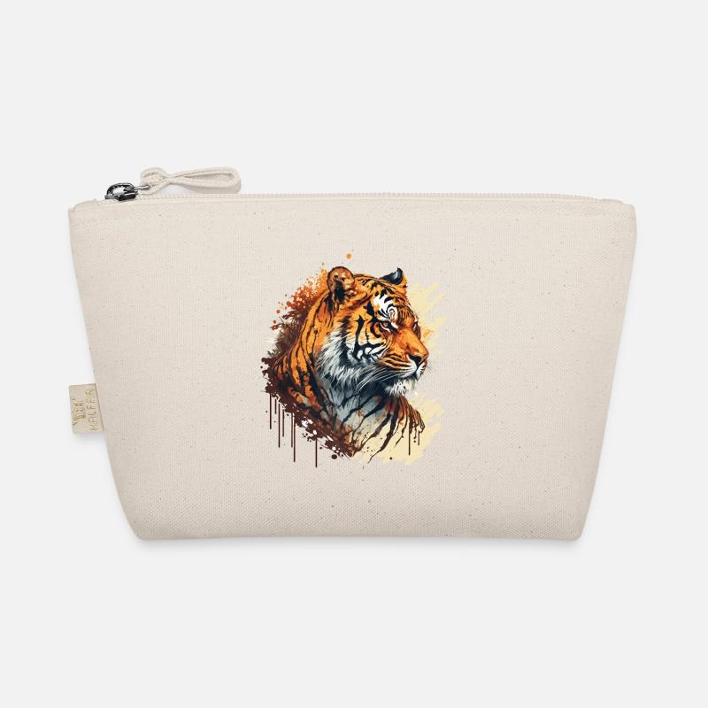 Tiger Illustration Organic Pouch