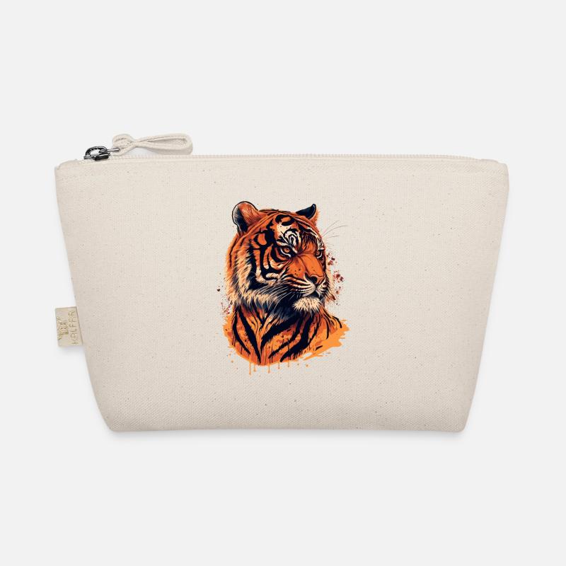 Tiger - Digital Artwork Organic Pouch