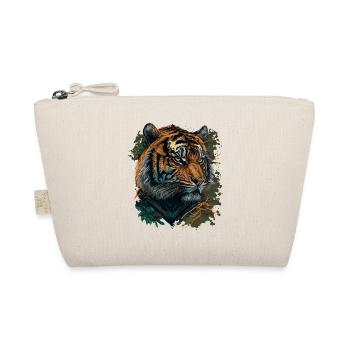 Tiger Face Portrait - Organic Pouch - nature - Front