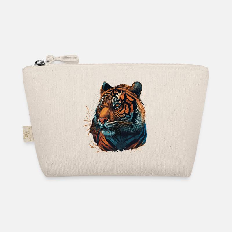 Kunstwerk eines Tigers Bio-Täschchen