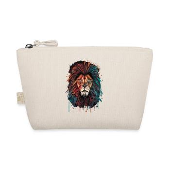 Lion Likes Cats - Organic Pouch - nature - Front