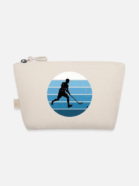 Herren Floorball Unihockey Salibandy Damen - Bio-Täschchen - Natur