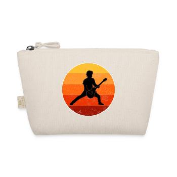 Basse Guitariste Musicien Bassiste Vintage Retro - Trousse biologique - nature - Devant
