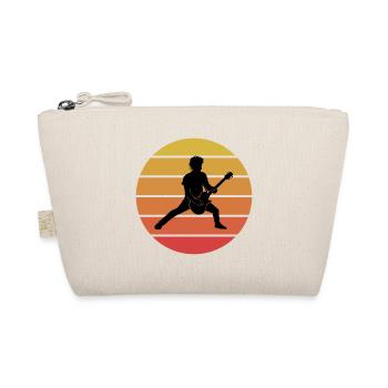 Basse Guitariste Musicien Bassiste Vintage Retro - Trousse biologique - nature - Devant