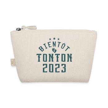 Annonce grossesse bientôt Tonton 2023 - Trousse biologique - nature - Devant