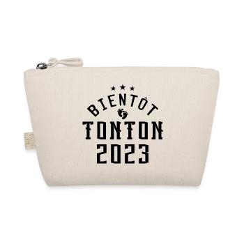 Bientôt Tonton 2023 Cadeau Annonce Grossesse - Trousse biologique - nature - Devant