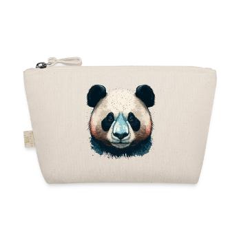 Panda Face - Organic Pouch - nature - Front