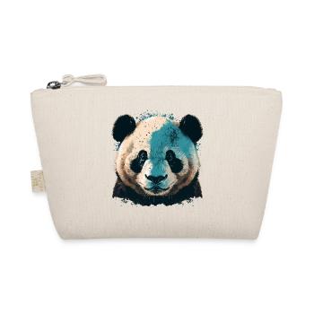 Panda Gift - Organic Pouch - nature - Front