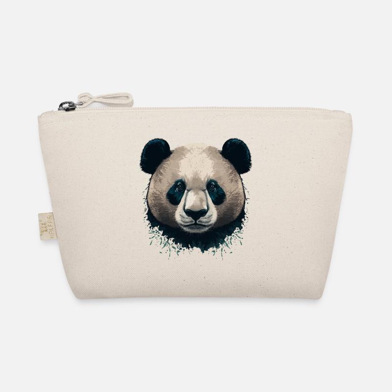 Sehr ernster Panda Bio-Täschchen