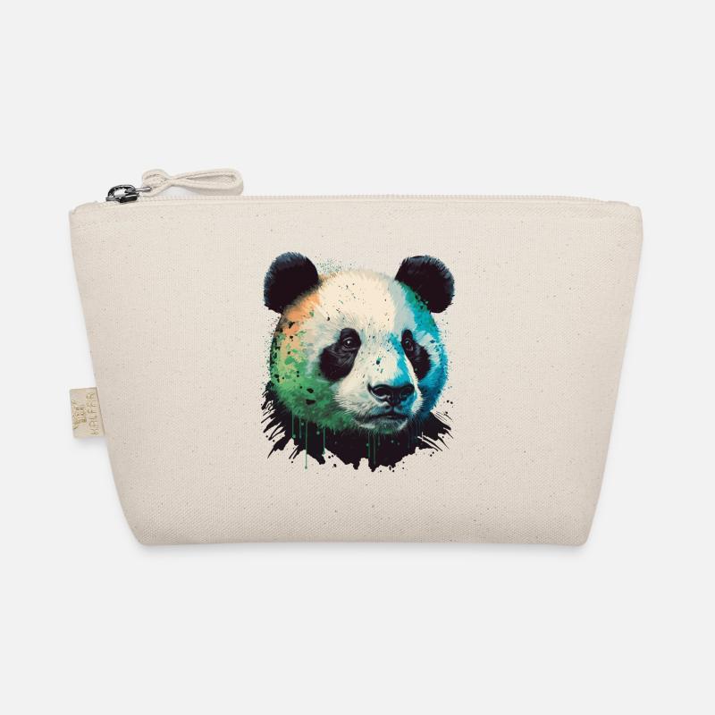 Face of Panda Organic Pouch