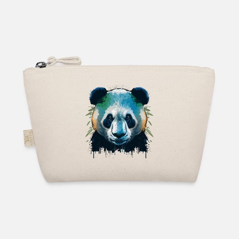 Pandas - Bio-Täschchen - Natur