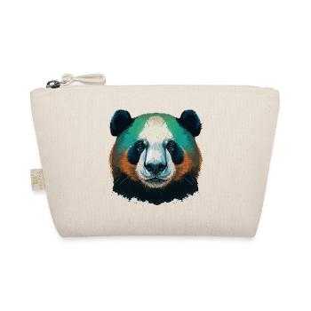 Panda Lover Gift - Organic Pouch - nature - Front
