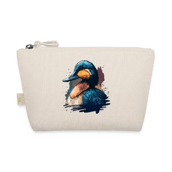Duck Painting - Organic Pouch - nature - Front