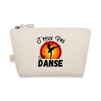 j'peux pas j'ai Danse - Retro Vintage - Trousse biologique - nature - Devant