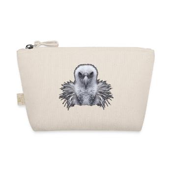 vogelmotive männer, rgänsegeier kopf, greifvogel - Bio-Täschchen - Natur - Vorne