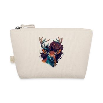 Deer Art - Organic Pouch - nature - Front