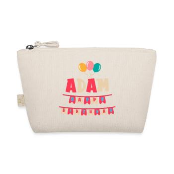 Adam t-shirt joyeux anniversaire t-shirt idée cadeau - Trousse biologique - nature - Devant