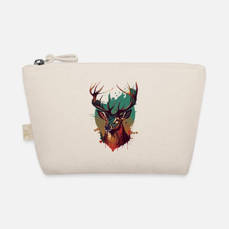 Funny Dear Head Organic Pouch