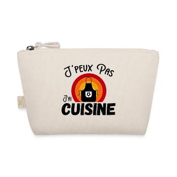 J'peux pas j'ai cuisine humour - Retro Vintage - Trousse biologique - nature - Devant