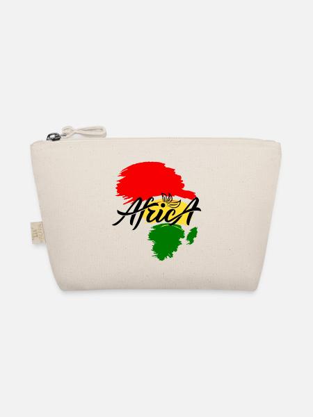 Afrika Afro-Porträt Pop-Art - Bio-Täschchen - Natur