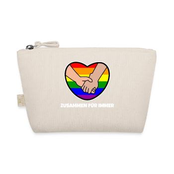 Sexualité Arc-en-ciel Lgbt Déclaration Coeur Amour - Trousse biologique - nature - Devant