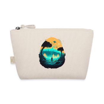 crazy world - Organic Pouch - nature - Front