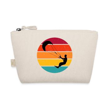 Kitesurfing Men Kitesurfer Kitesurfing - Organic Pouch - nature - Front